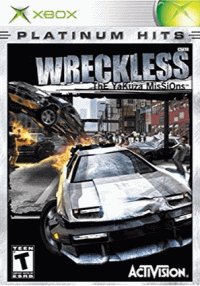 Wreckless Yakuza Missions Xbox US box art